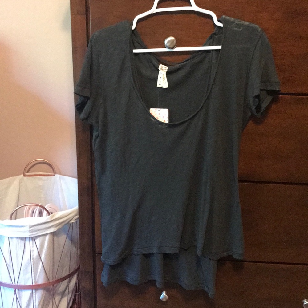 Black Free People Top